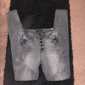 Kancan black/grey skinny jeans